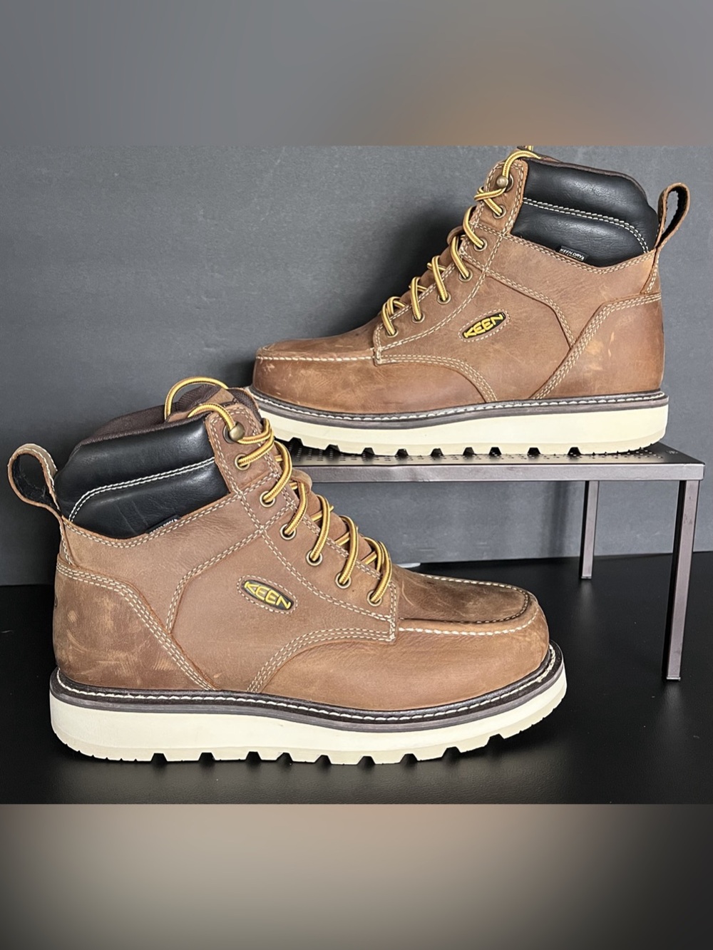 KEEN Utility Cincinnati 6” Waterproof Soft Toe Work Boots Men 10EE Wide